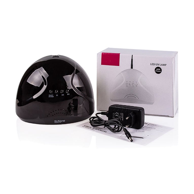 Лампа для гель-лаку SUNone UV/LED Чорна, 48 Вт